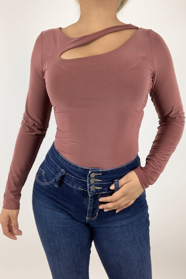 Keyhole Long Sleeve Bodysuit