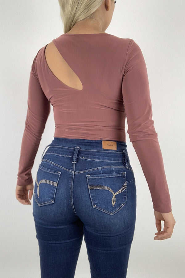 Keyhole Long Sleeve Bodysuit