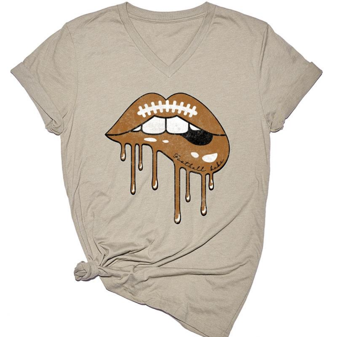 Drip Football Tee