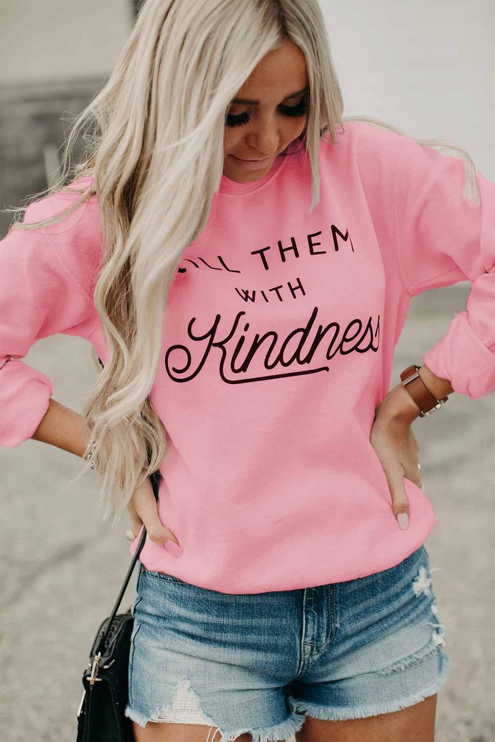 KILL THEM WITH Kindness Sweatshirt