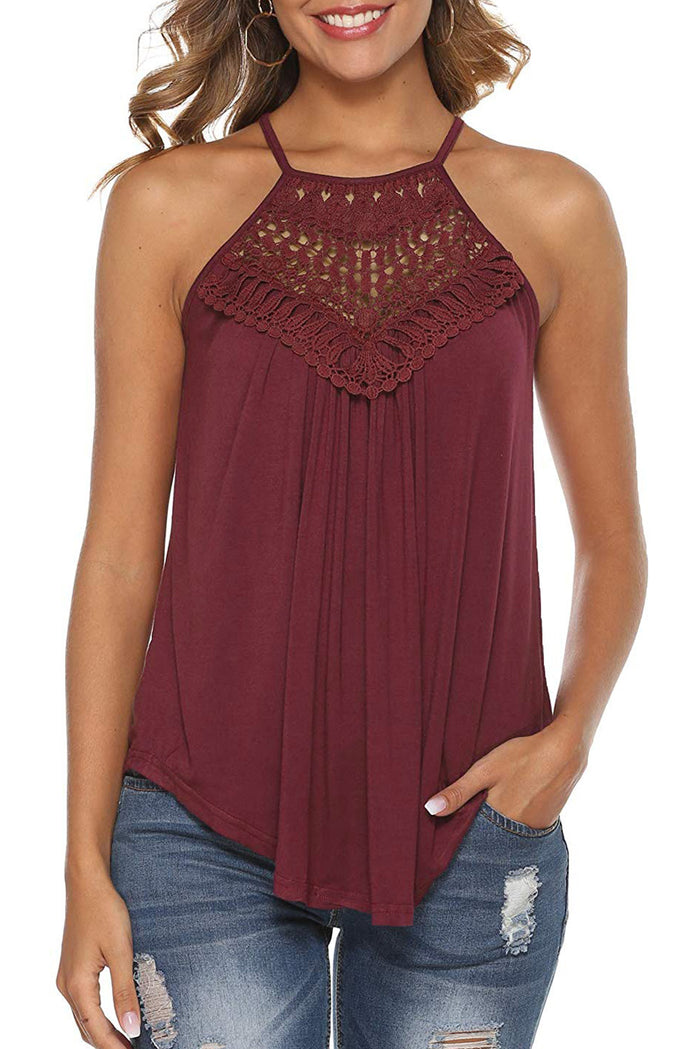 Crochet Flowy Tank