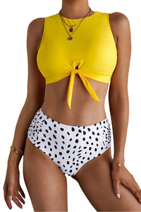 Tie Knot High Waist Bikini