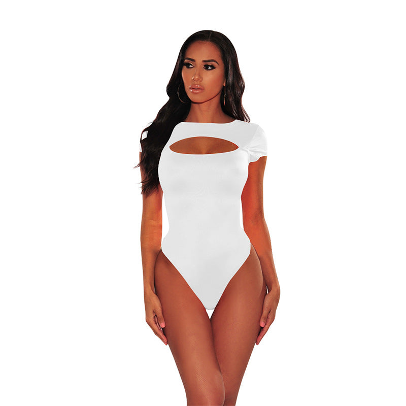 Keyhole Short Sleeve Bodysuit