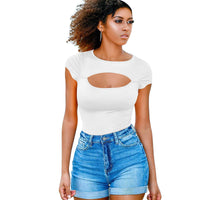 Keyhole Short Sleeve Bodysuit