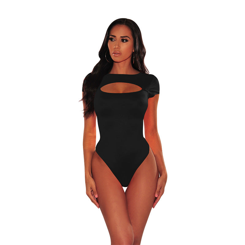 Keyhole Short Sleeve Bodysuit