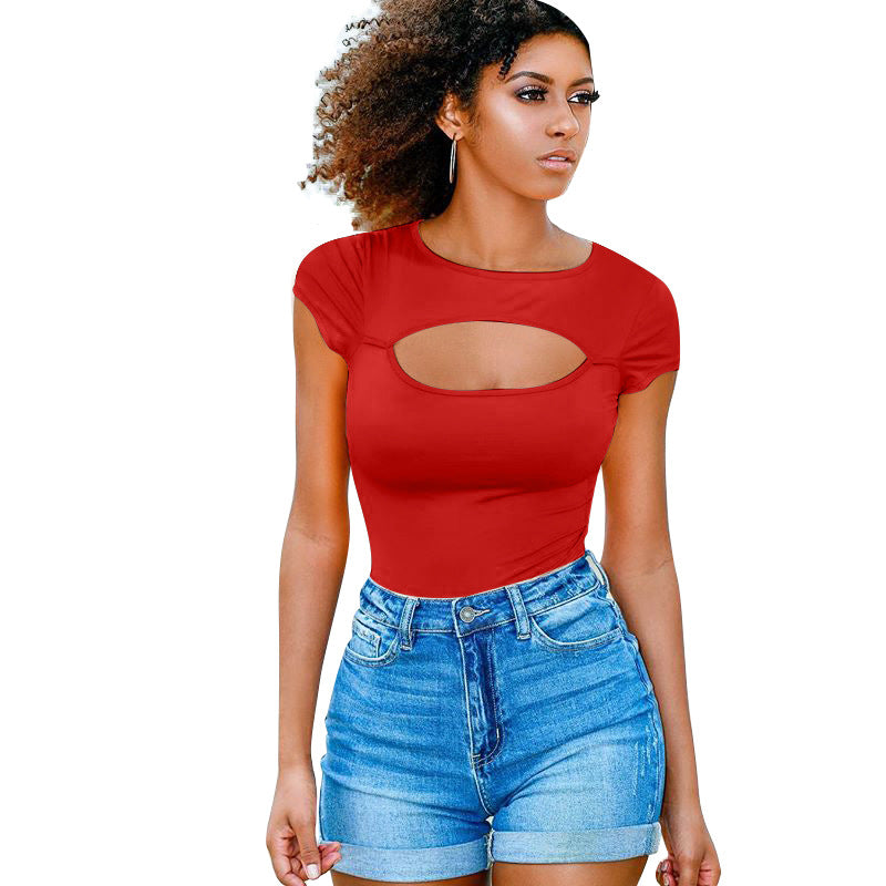 Keyhole Short Sleeve Bodysuit