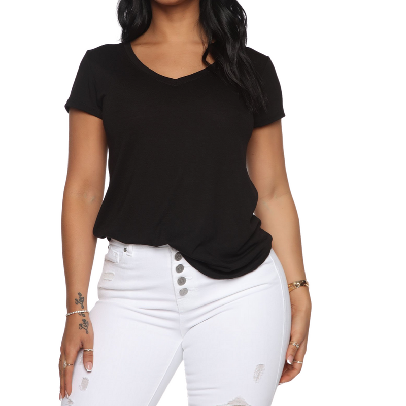 Relaxed V-Neck - goddessinc.com